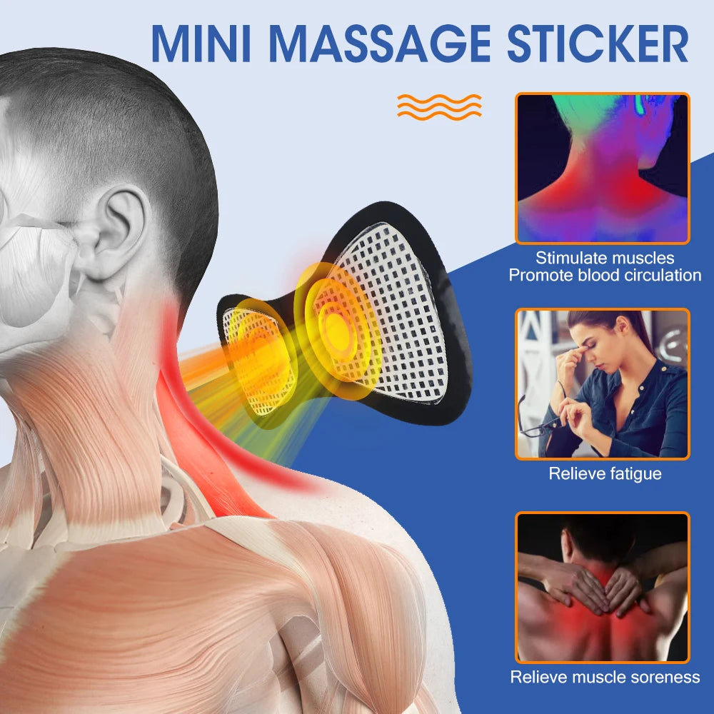 EMS Neck Massager Electric Cervical Vertebra Massage Patch - All Care Store