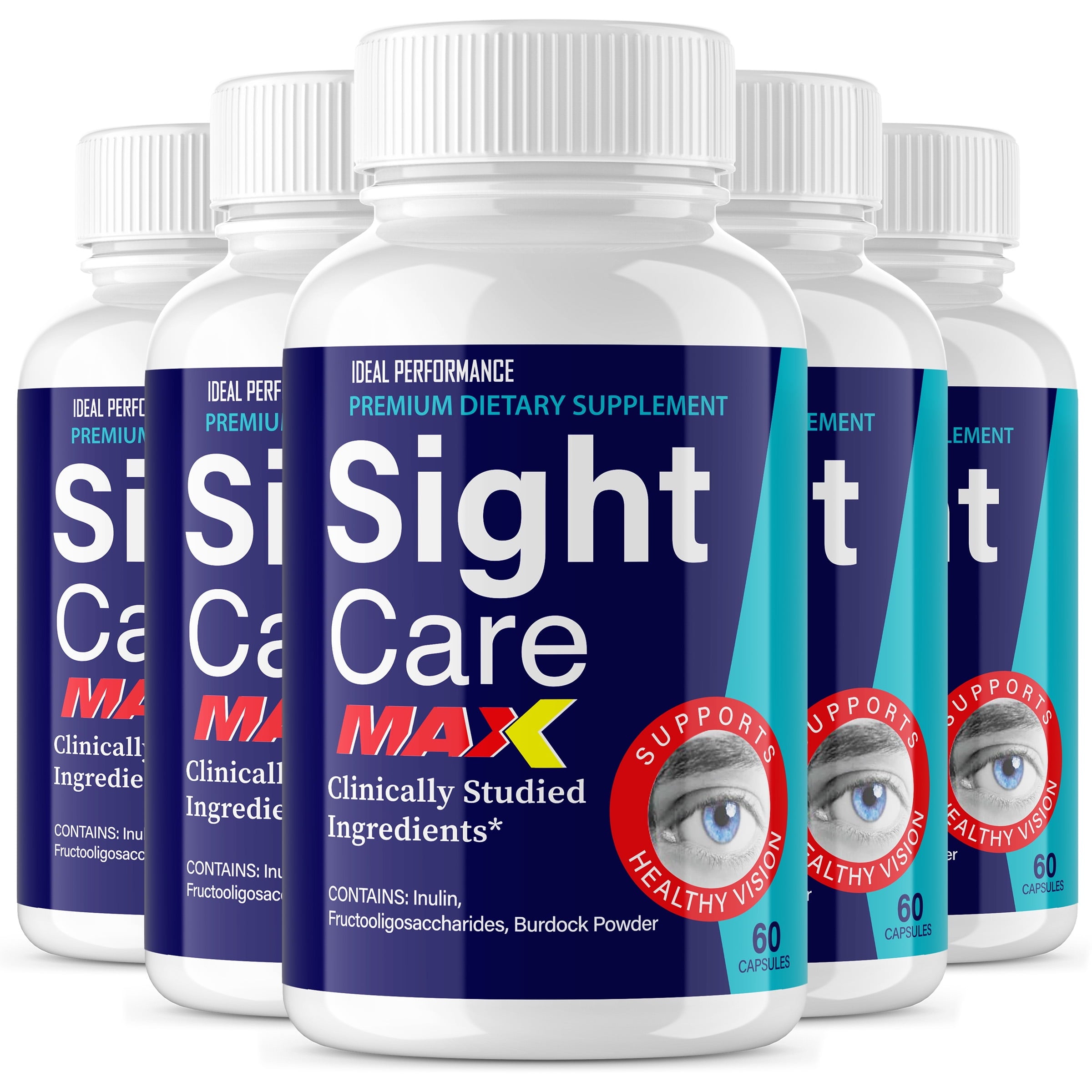 Sight Care Max - Revolutionary Advanced Vision Matrix Formula - Supports Healthy Vision - Dietary Supplement for Eyes Sight, 5 Pack