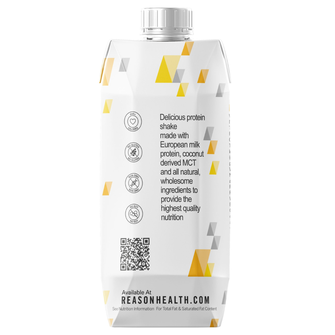 Oral Supplement Reason Strawberry Flavor Liquid 11 oz. Reclosable Carton