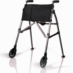 Stander Ez Fold-n-go Walker Matte Black