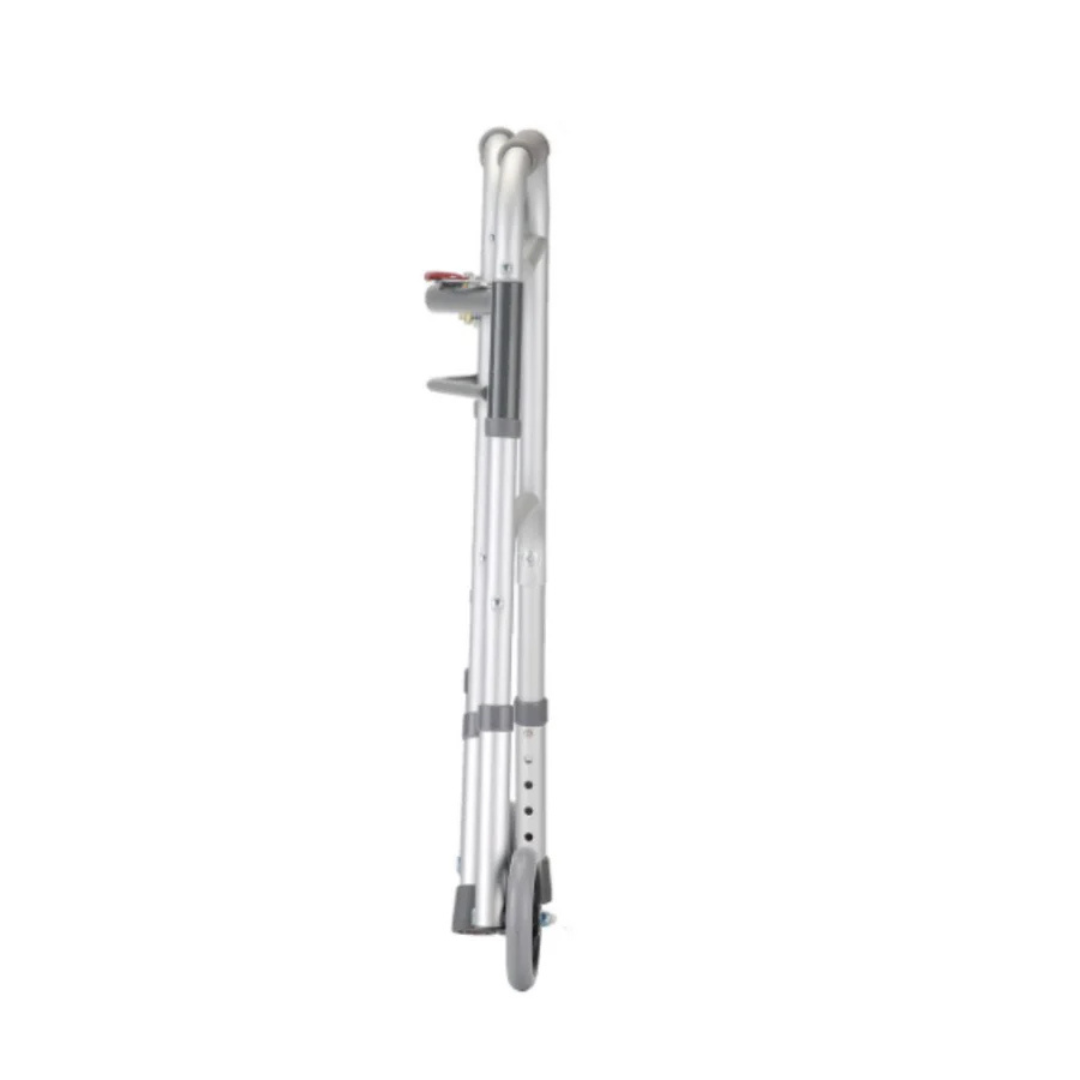 ProBasics Folding Walker Trigger Release Junior Aluminum Lightweight, 5inch Wheels, WKAJWSL