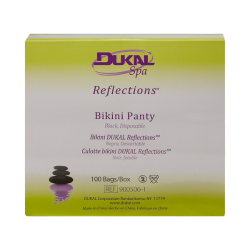 Bikini Panty Reflections Black Disposable