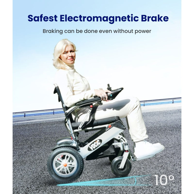 V62 Airline Approved Power Wheelchair 20AH - Lightweight Folding 20AH