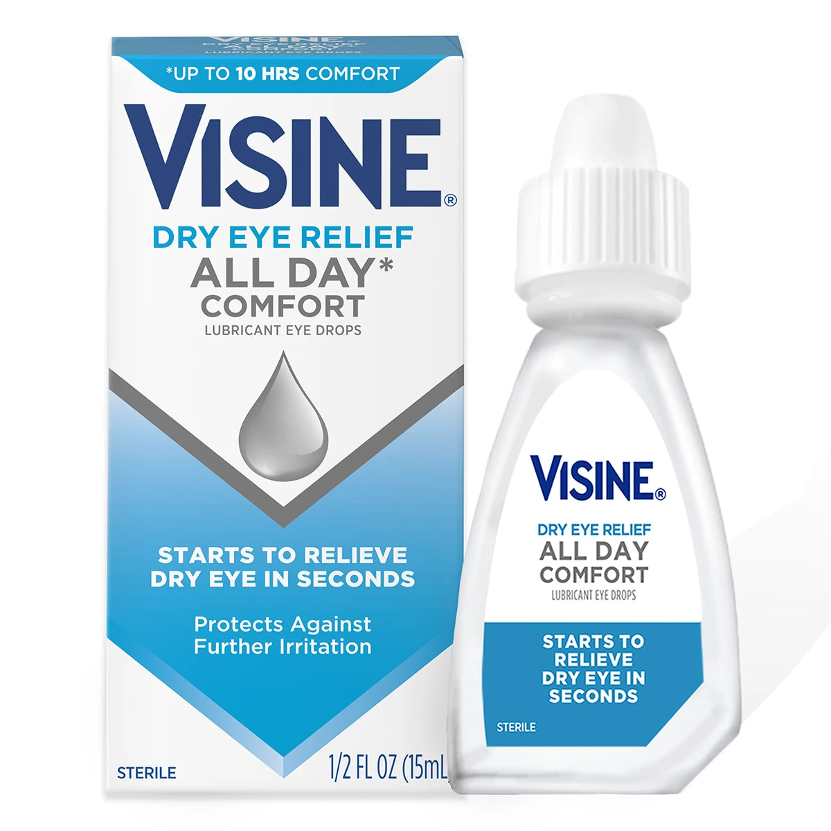 Eye Lubricant Visine 0.5 oz. Eye Drops,Packaging Type- Each