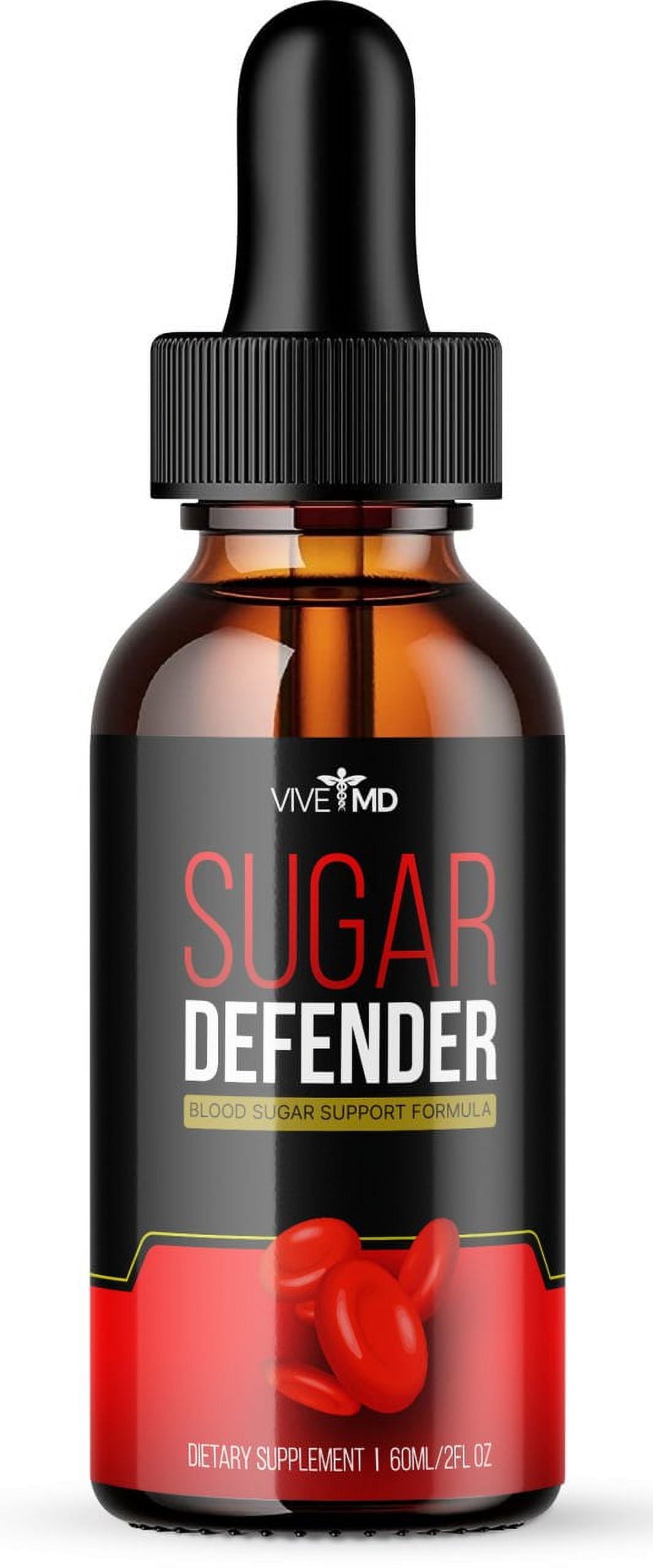 Sugar Defender Drops - Official Formula - Sugar Defender 24, Sugar Defender Liquid, Maximum Strength Sugar Defender Supplement with Hawthorn Berry Organic, Sugar Defender Reviews (1 Pack)