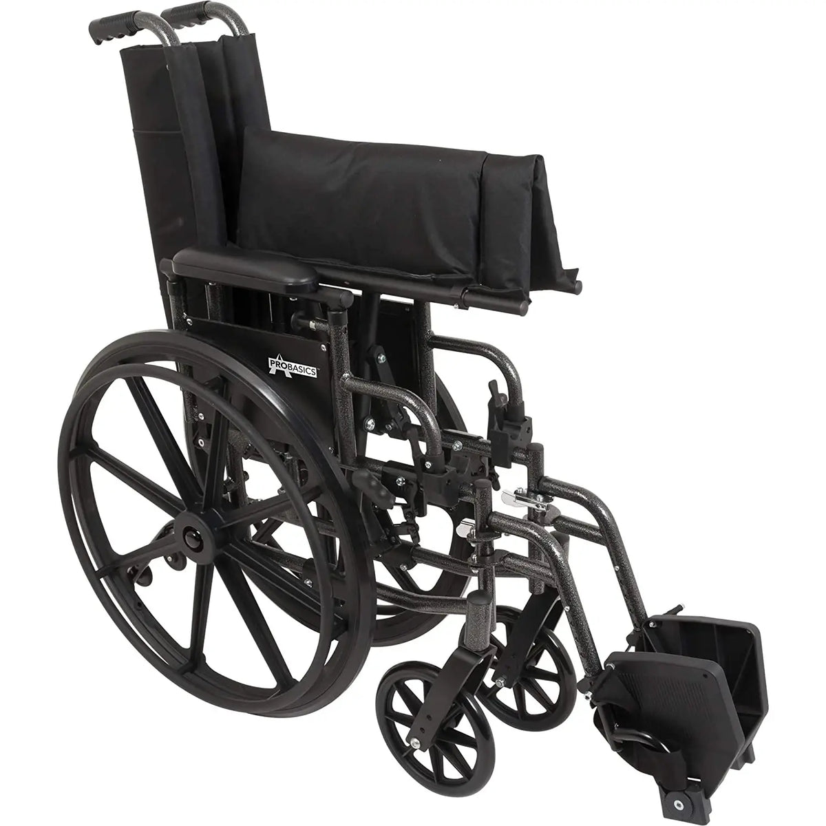 ProBasics K4 Lite wheelchair – compact folded view for transport and storage