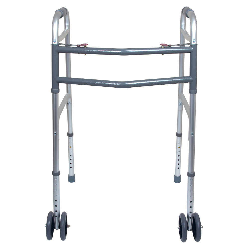 ProBasics Bariatric 2-Button Walker with 5-inch Wheels