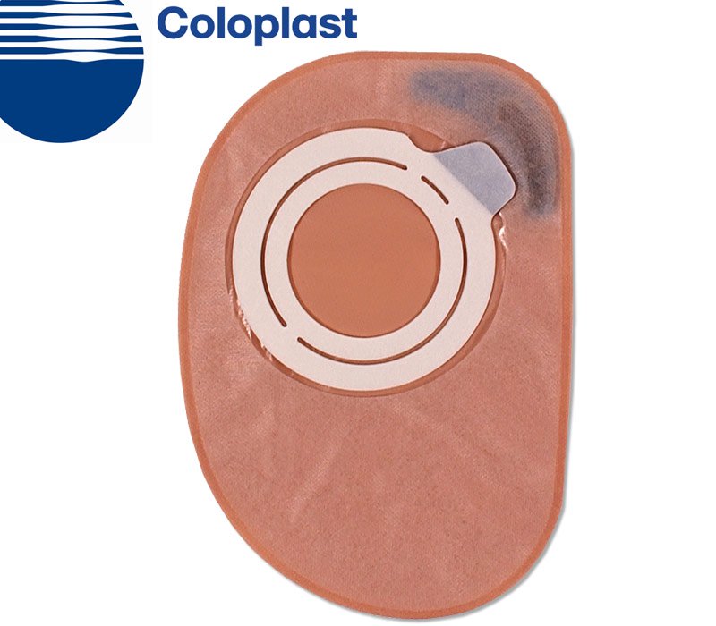 Colostomy Pouch Assura Two-Piece System 8-1/2 Inch Length, Maxi Closed End