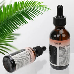 VGO Vitamin C Serum Essence,30Ml/60Ml Comfort Skincare Face Serum,Gentle Organic Facial Serum Vitamin E Cream A Daily Cleanser B3 Cleanser Daily Facial Serum Pack Skin Repair Cleansing