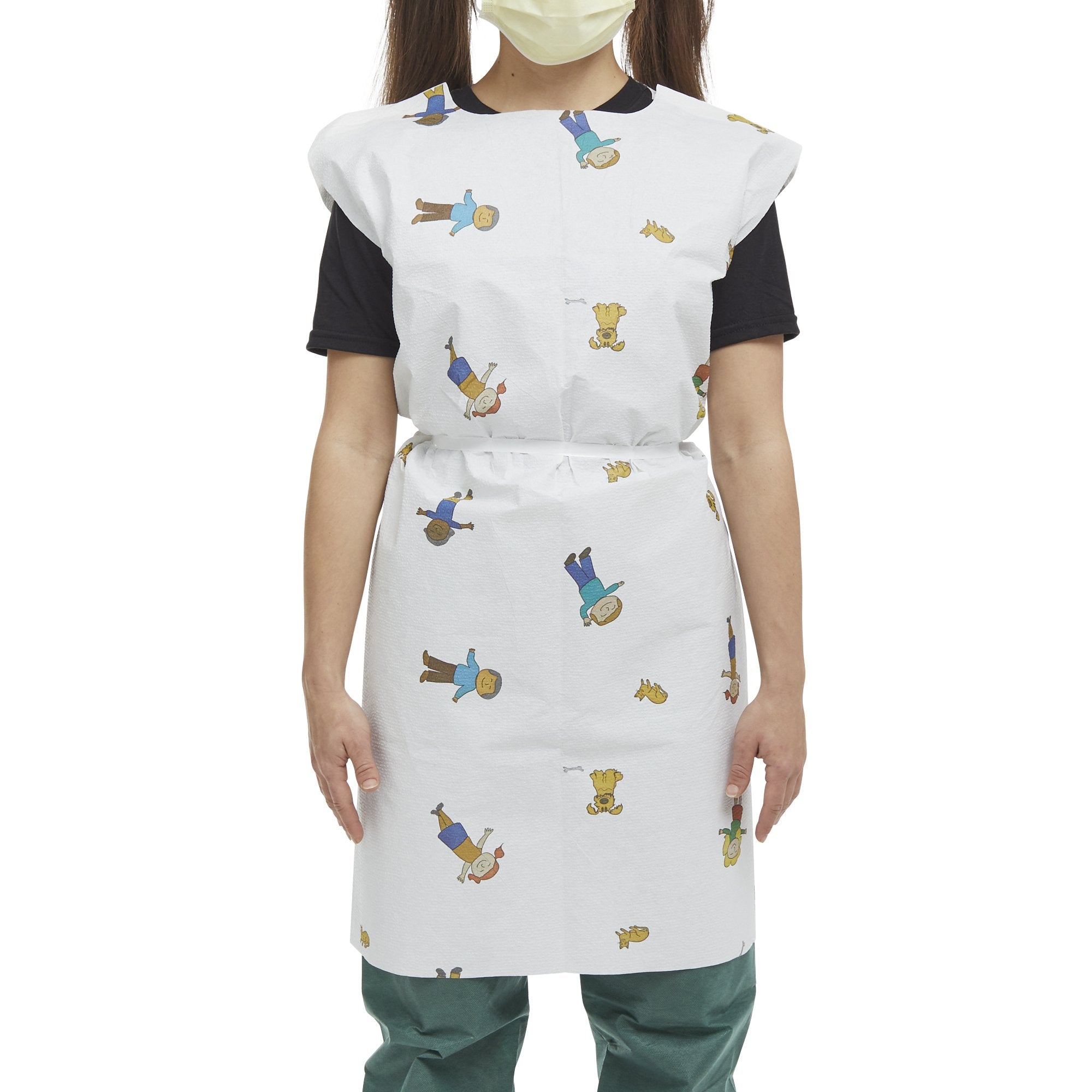 Patient Exam Gown McKesson Child Size Kid Design (McKesson KIDS Print) Disposable, Packaging Type- Case