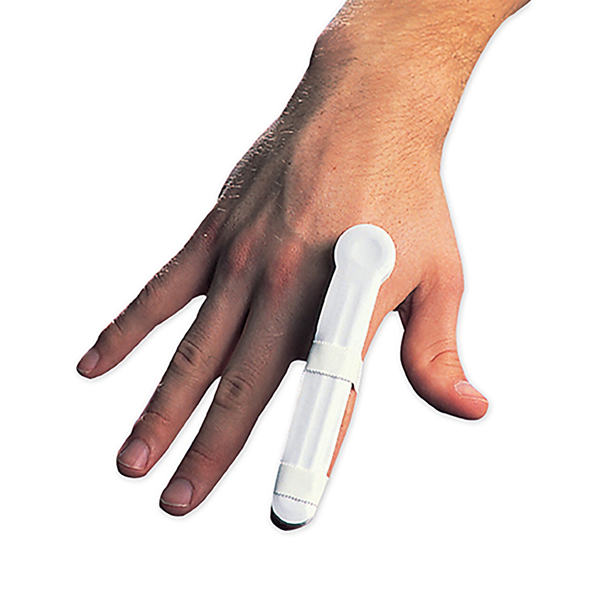 Finger Splint Plastalume Adult Size A-3 Without Fastening Left or Right Hand White
