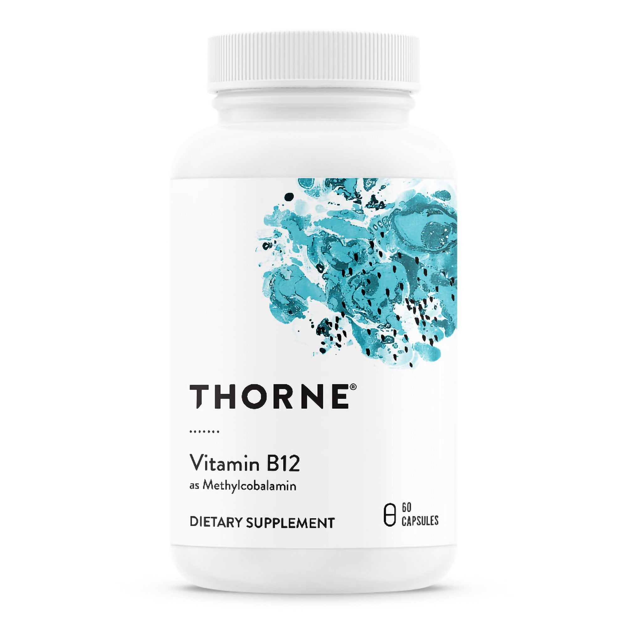 Vitamin Supplement THORNE Vitamin B12 Vitamin B12 (as Methylcobalamin) 1 mg Strength Capsule 60 per Bottle, Packaging Type- Case