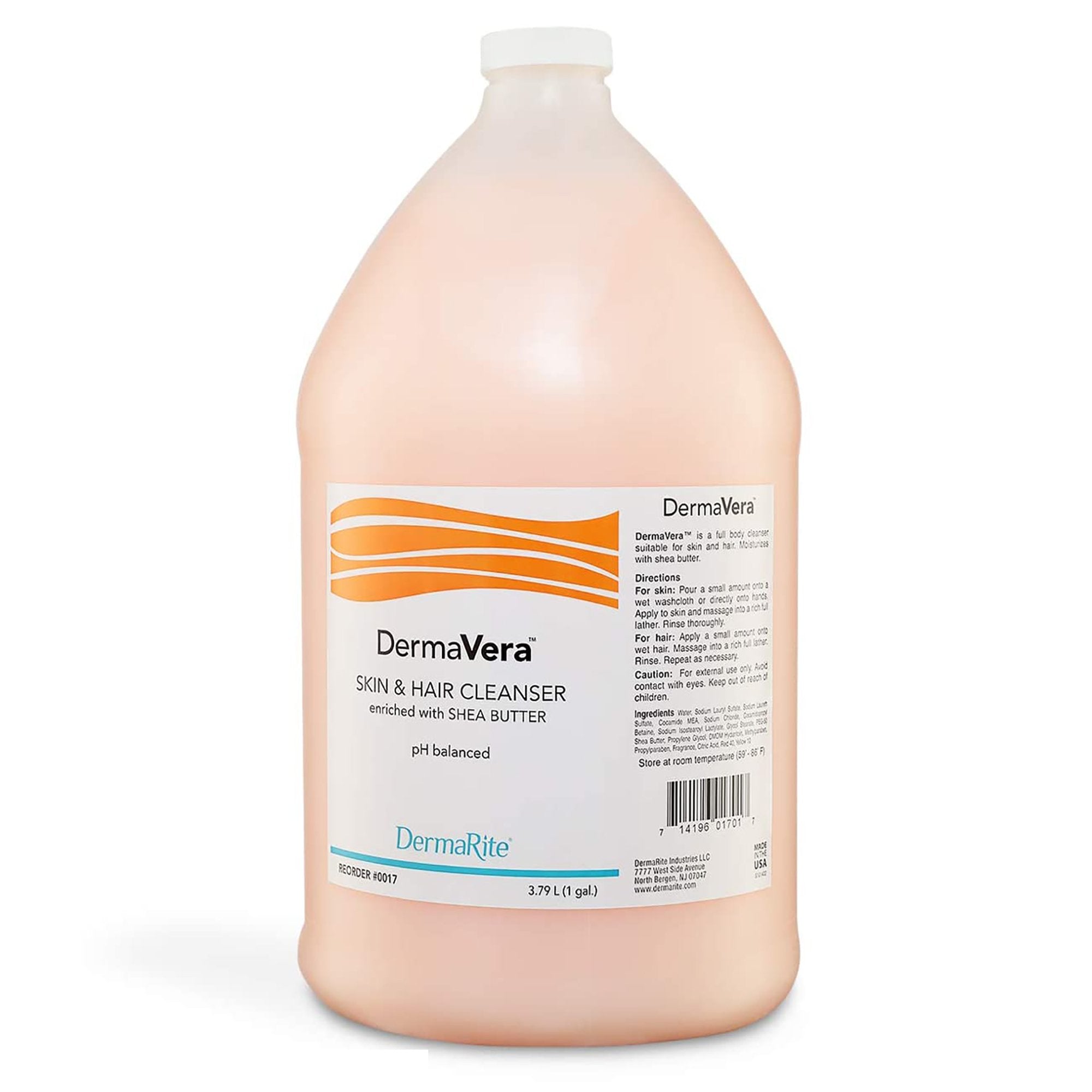 Shampoo and Body Wash DermaVera 1 gal. Jug Scented