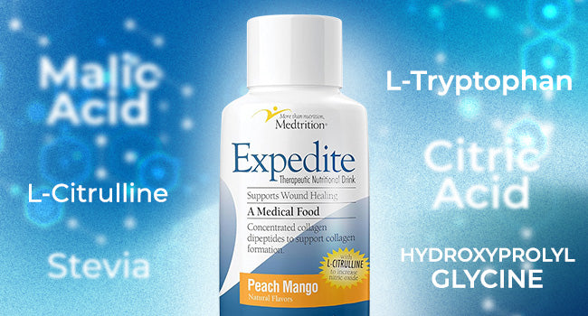 Oral Supplement Expedite Peach Mango Flavor Liquid 2 oz. Bottle