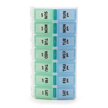 Pill Organizer 7 Day 2 Dose