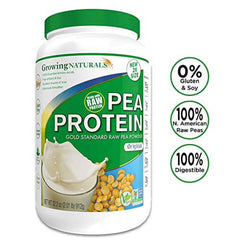 Growing Naturals Pea Protein Powder - Original Flavor - 32.2 Oz