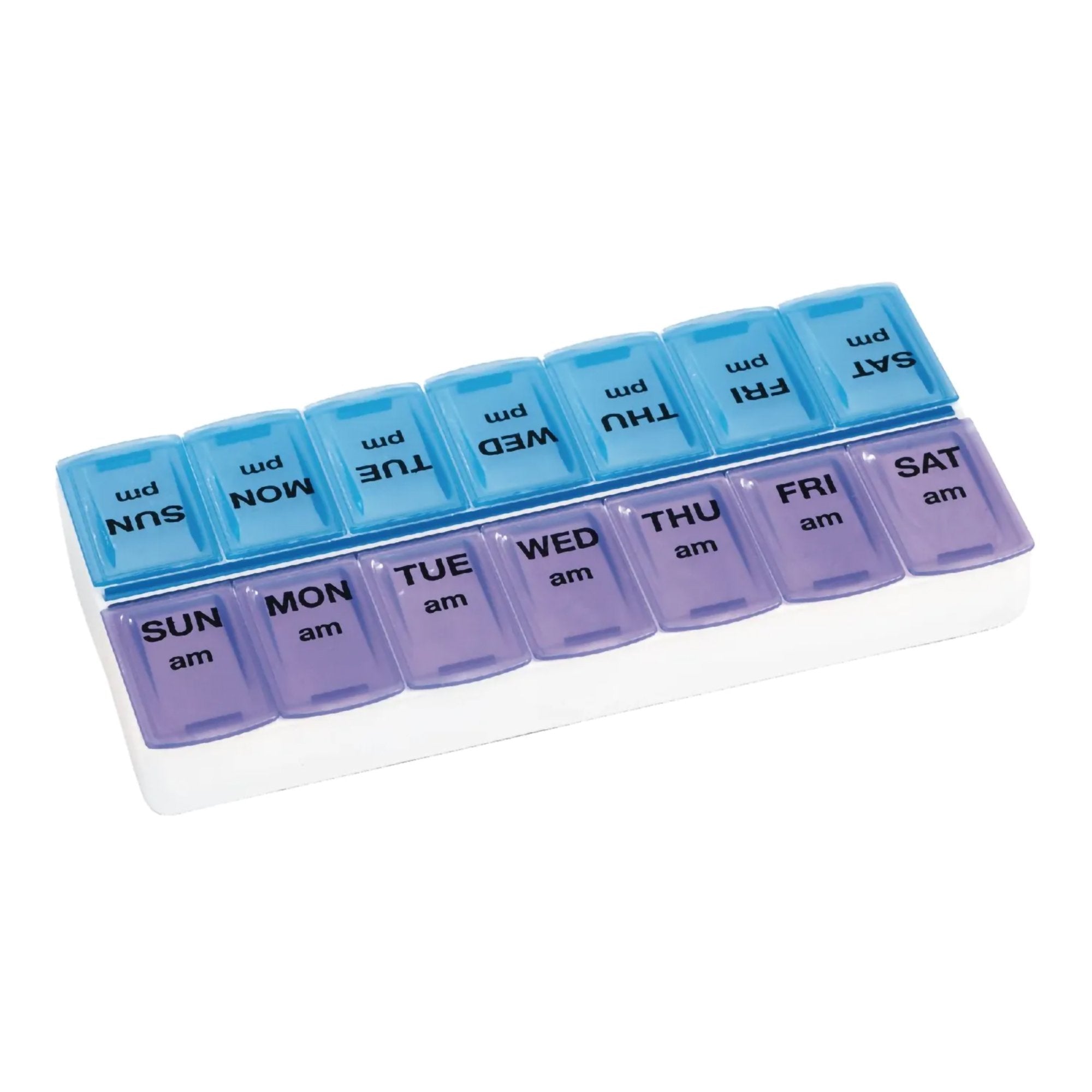 Pill Organizer Apex Weekly Twice-a-Day Large 7 Day 2 Dose