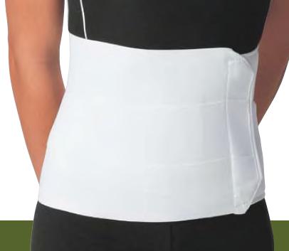 Abdominal Binder ProCare Premium 3X Large Hook and Loop Closure 82 to 100 Inch Waist Circumference 9 Inch Height Adult
