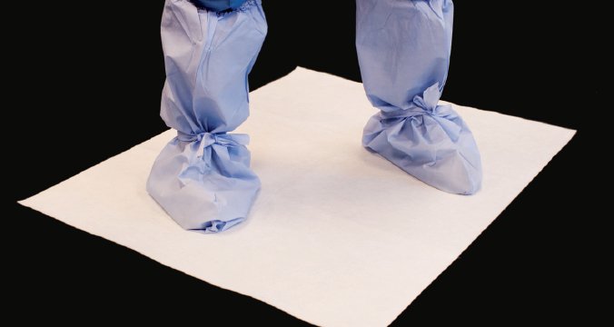 Absorbent Floor Mat EnviroSorb 30 X 36 Inch White Polyester / Rayon / Polyethylene