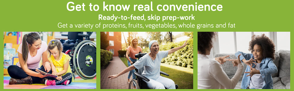 Tube Feeding Formula Real Food Blends Turkey / Sweet Potatoes / Peaches Flavor Liquid 9.4 oz. Pouch,Packaging Type- Each
