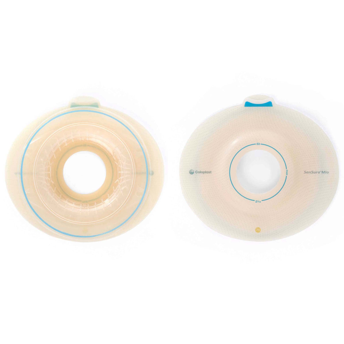 Ostomy Barrier SenSura Mio Flex Precut, Standard Wear Elastic Adhesive 50 mm Flange Red Code System 13/16 Inch Opening | 5/Box 35 mm · Box of 5