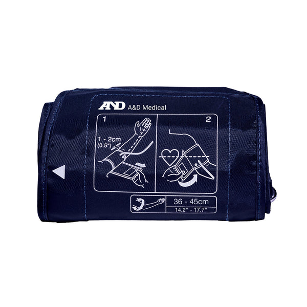 Reusable Blood Pressure Cuff Accufit 36 to 45 cm Arm Nylon Cuff Large Cuff