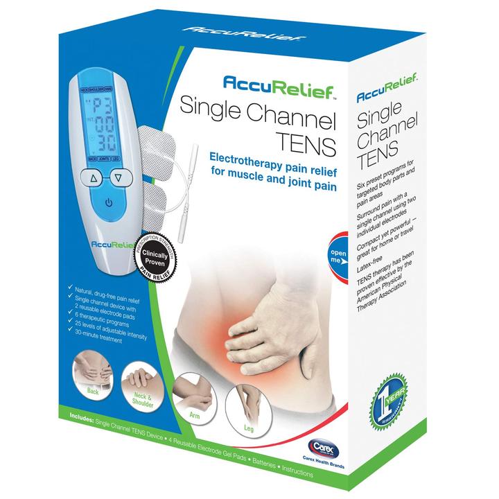accurelief single channel tens unit
