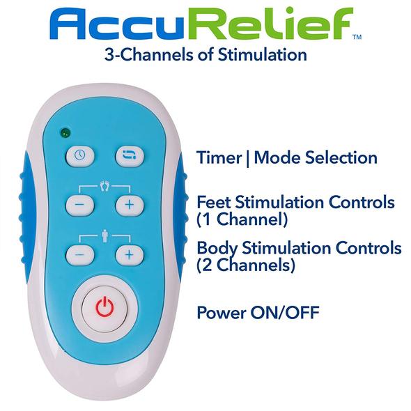 accurelief ultimate foot circulator with remote