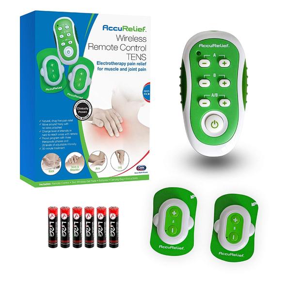 accurelief wireless tens unit pain relief device
