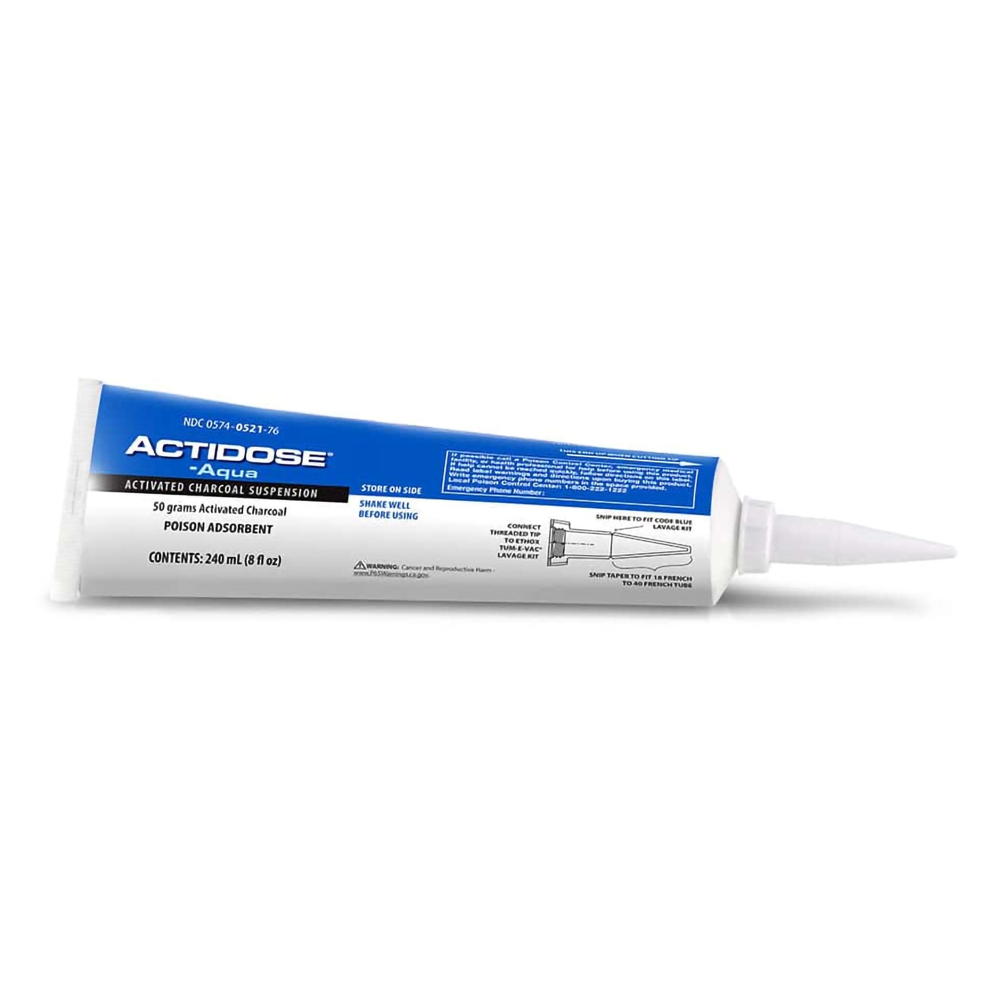Poison Absorbent Actidose Aqua 50 Gram Strength Oral Suspension 240 mL