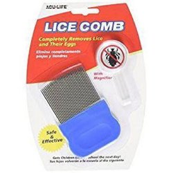 Lice Comb Acu Life Silver Metal