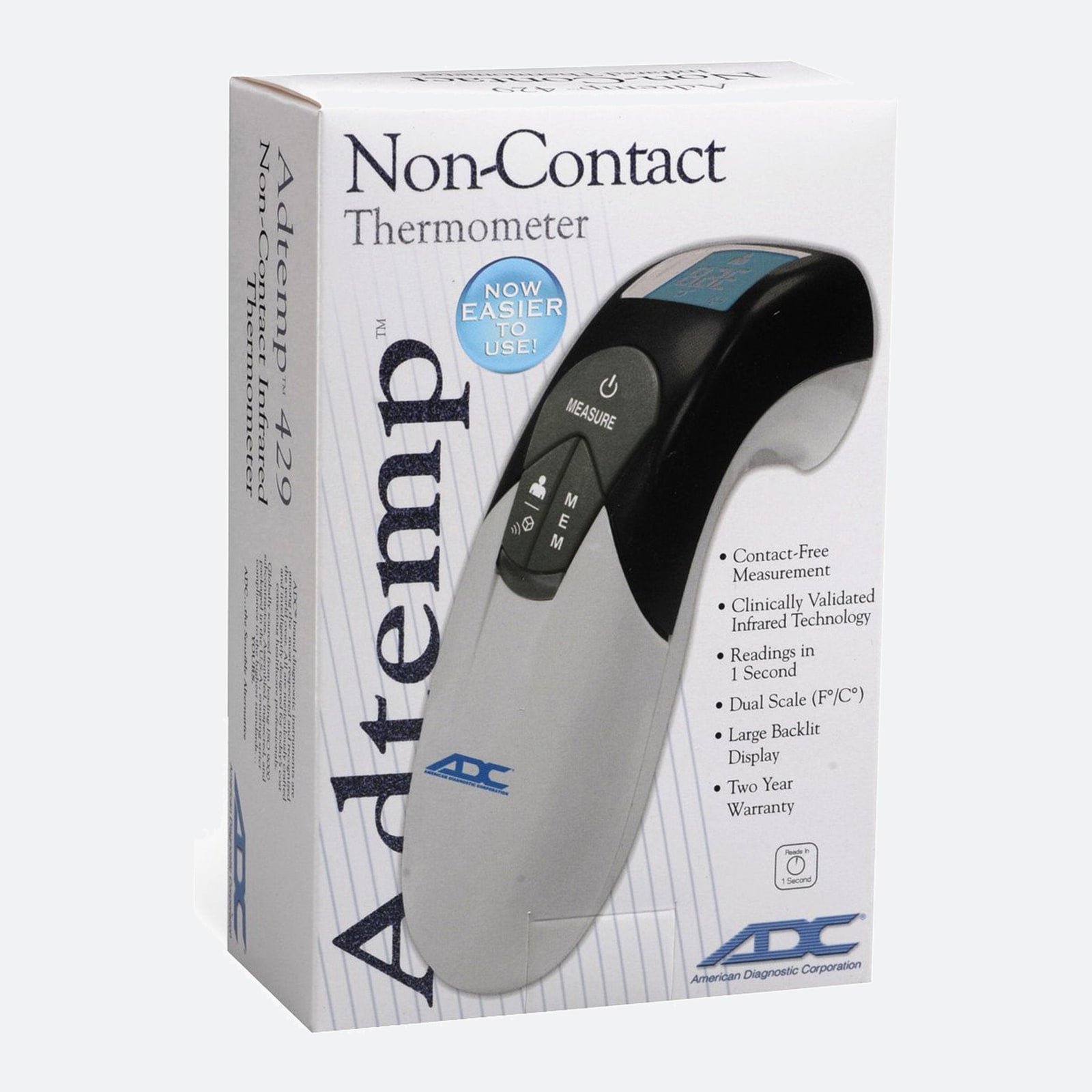 Non Contact Skin Surface Thermometer Adtemp Infrared Skin Probe Handheld