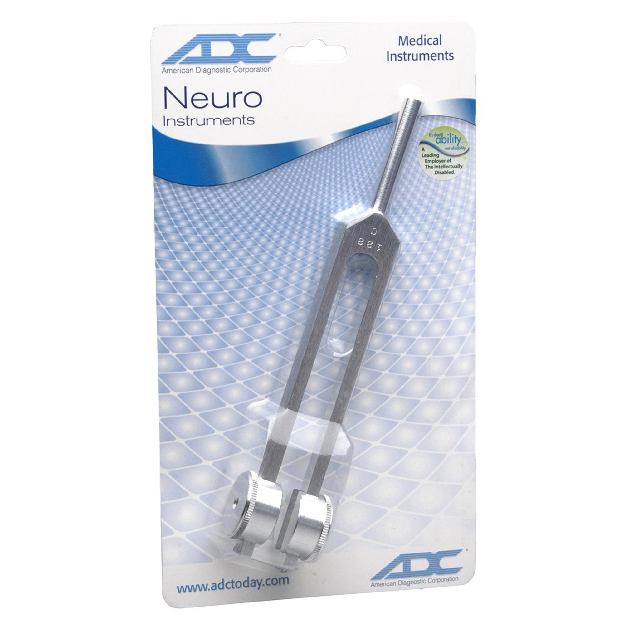Tuning Fork with Weight ADC Aluminum Alloy 128 cps