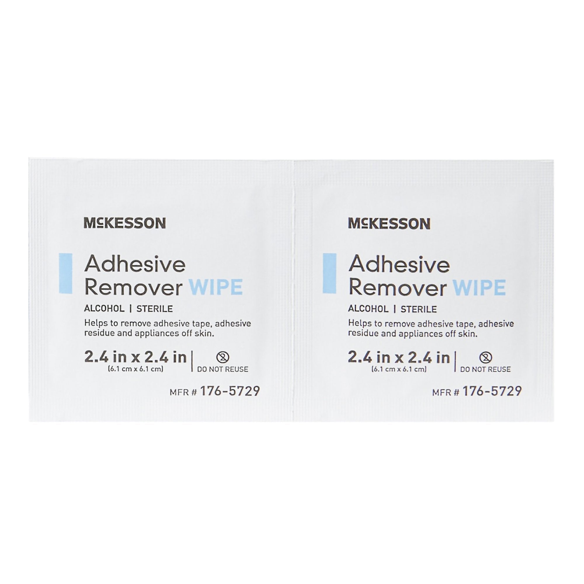 adhesive remover mckesson wipe 50 per box packaging type box
