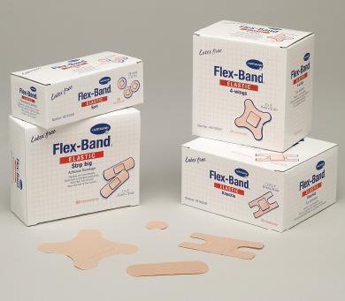 Adhesive Strip Flex Band 1 X 1 1/4 Inch Fabric Oval Tan Sterile