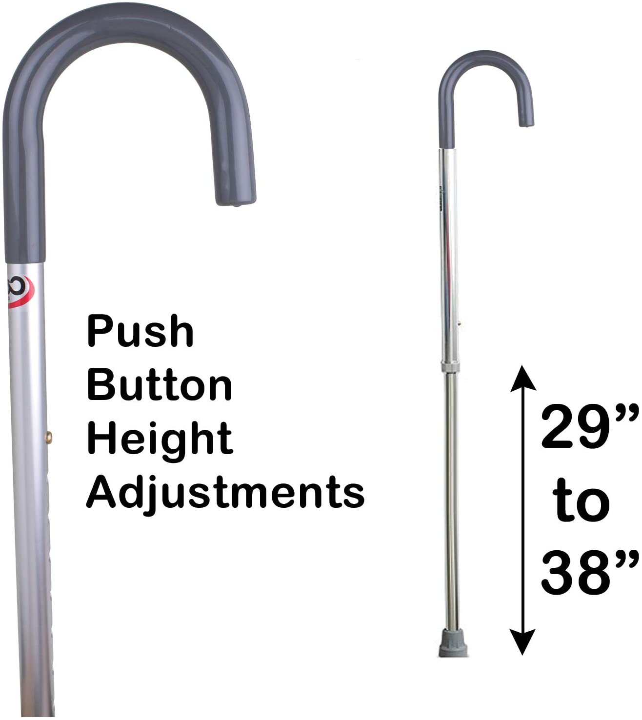 adjustable aluminum cane w 1