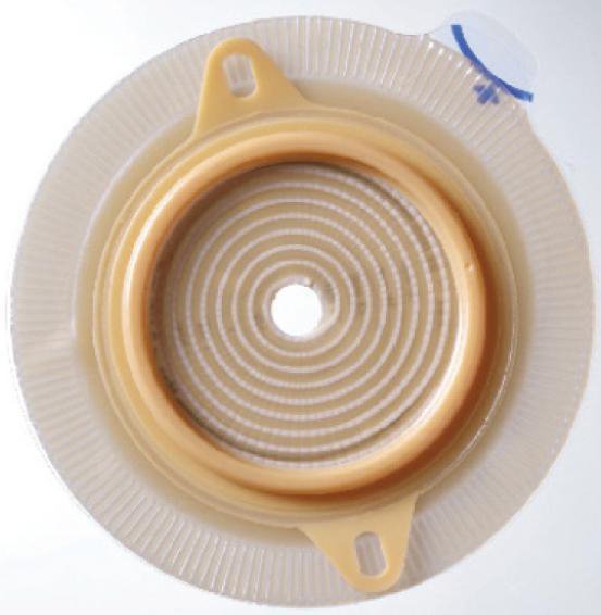 Ostomy Barrier Assura Precut, Standard Wear Pectin Based Adhesive 60 mm Flange Blue Code System Synthetic Resin 1-3/8 Inch Opening