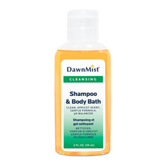 Shampoo and Body Wash DawnMist 2 oz. Flip Top Bottle Apricot Scent