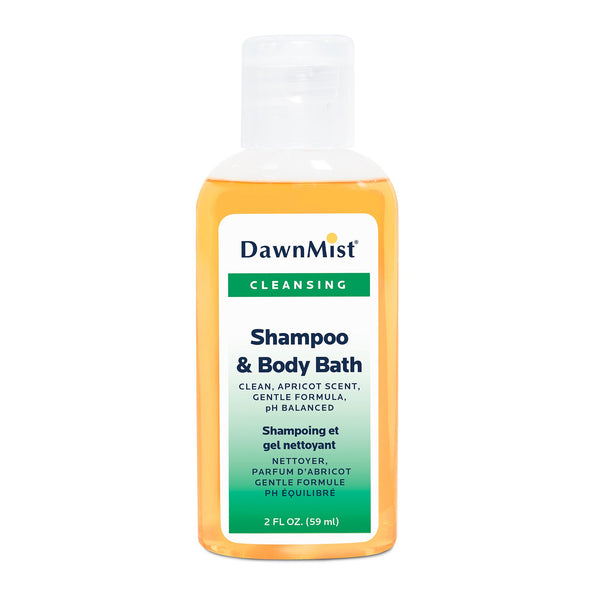 Shampoo and Body Wash DawnMist 2 oz. Flip Top Bottle Apricot Scent