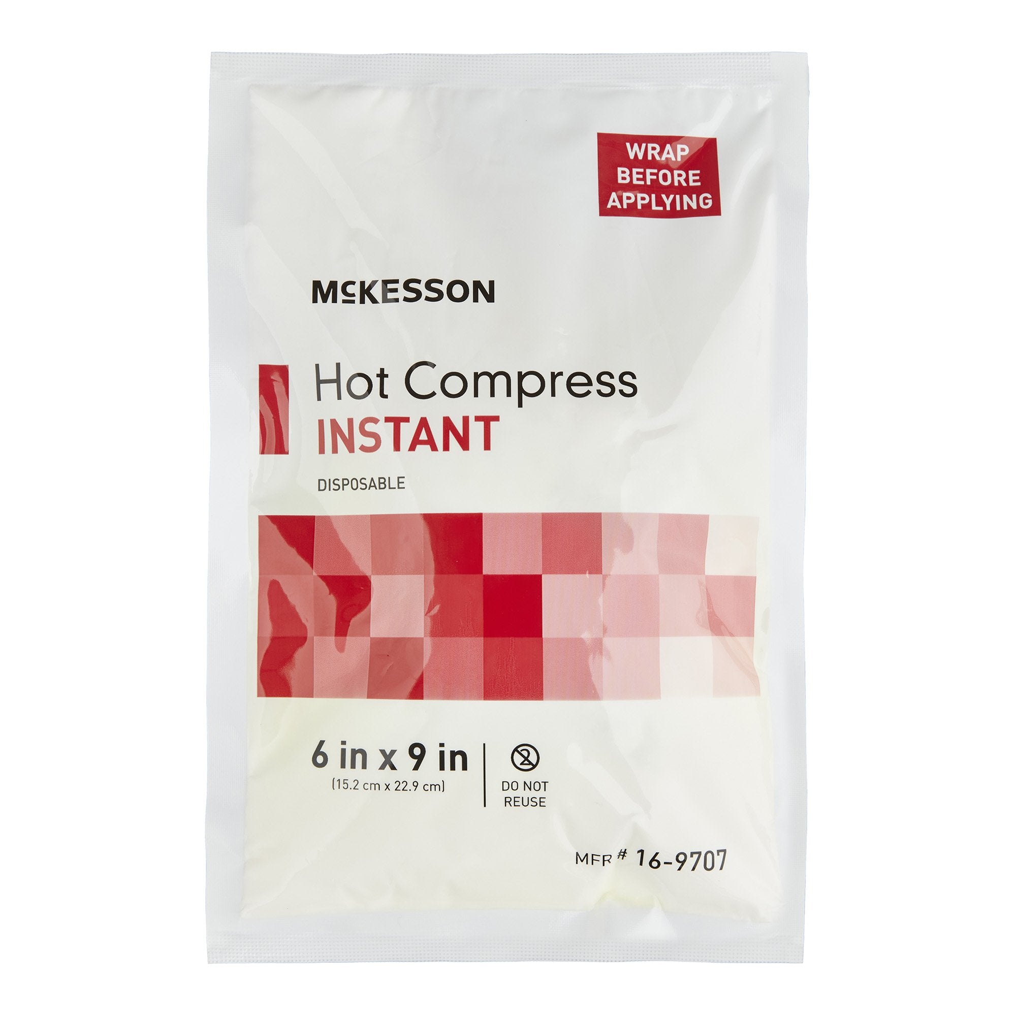 Instant Hot Pack McKesson General Purpose Large Plastic Disposable, Packaging Type- Each