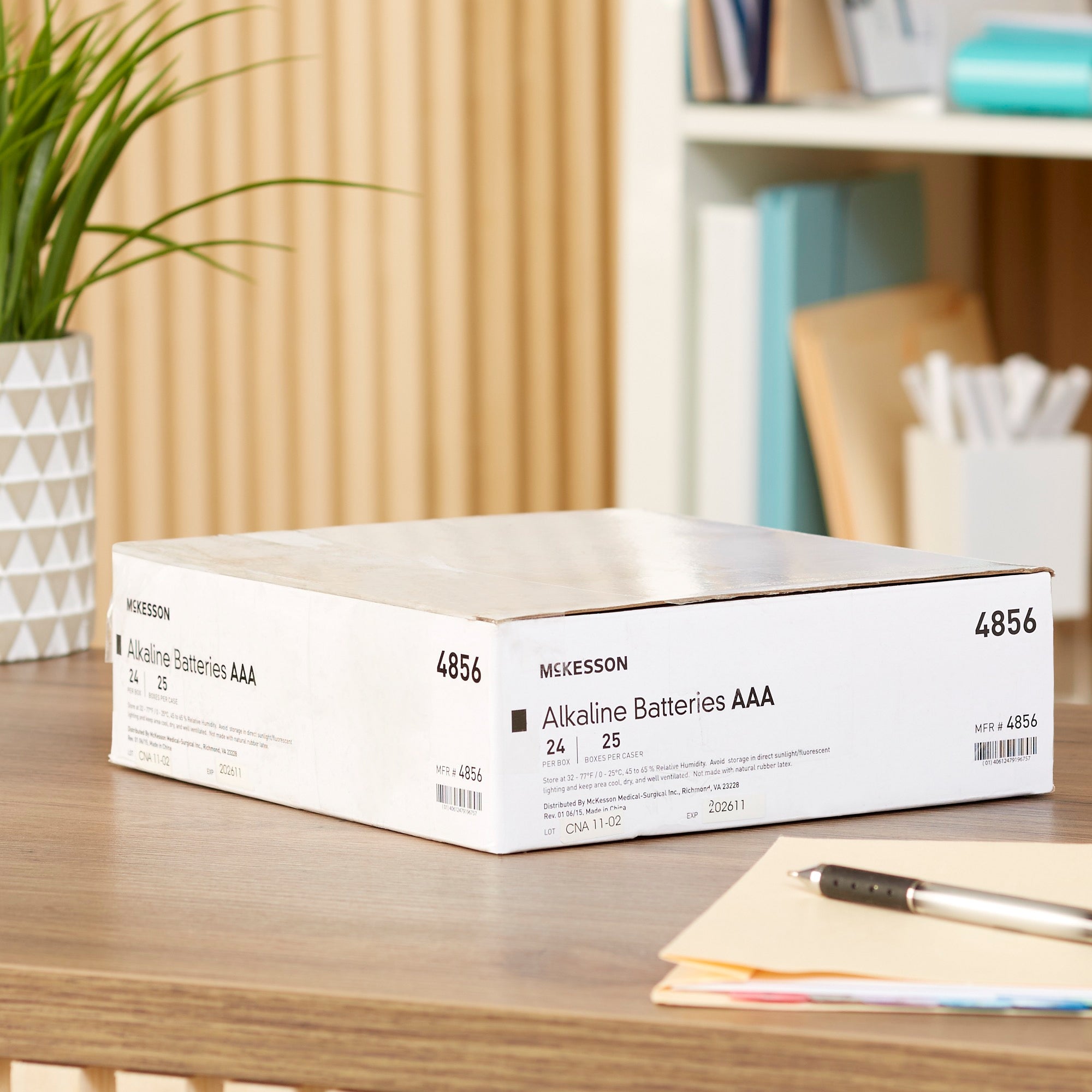 alkaline battery mckesson aaa cell 1 5v disposable 24 pack packaging type each