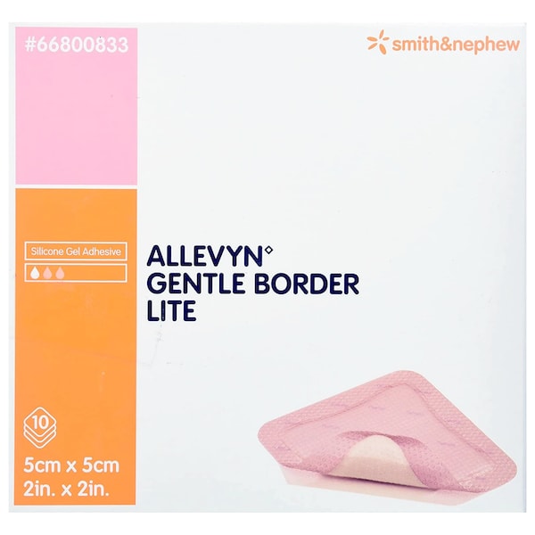 allevyn gentle border lite 5 5 x 12 centimeter allevyn gentle border lite thin foam dressing mk767991ea
