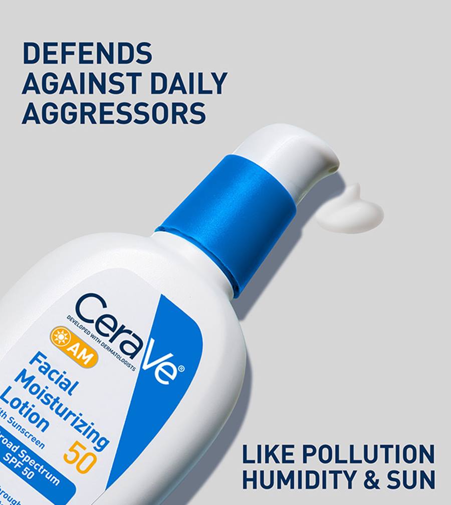 Facial Moisturizer with Sunscreen CeraVe AM 3 oz. Bottle Unscented Lotion,Packaging Type- Each