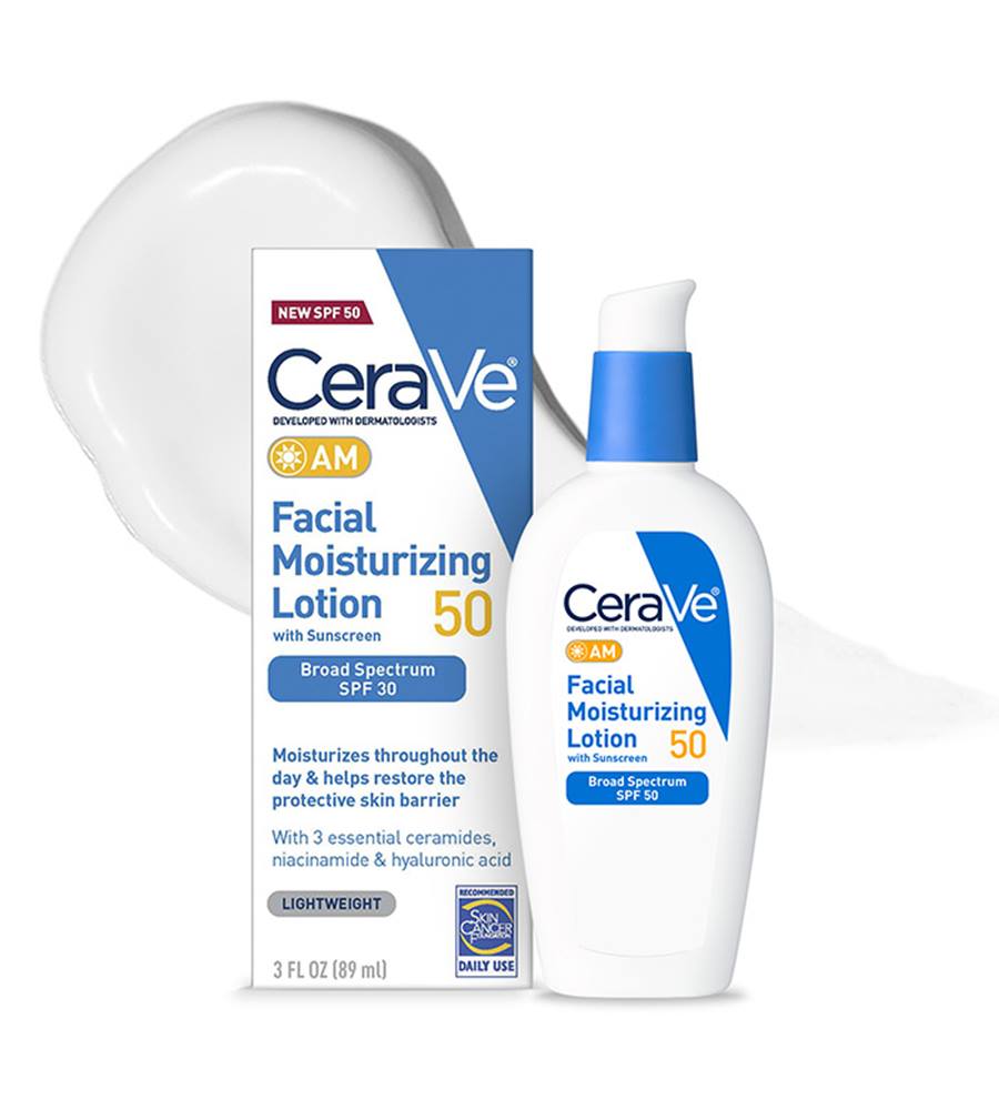 Facial Moisturizer with Sunscreen CeraVe AM 3 oz. Bottle Unscented Lotion,Packaging Type- Each