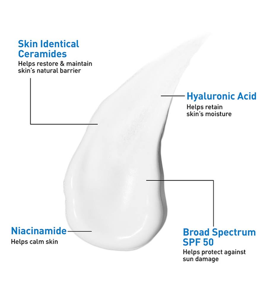 Facial Moisturizer with Sunscreen CeraVe AM 3 oz. Bottle Unscented Lotion,Packaging Type- Each
