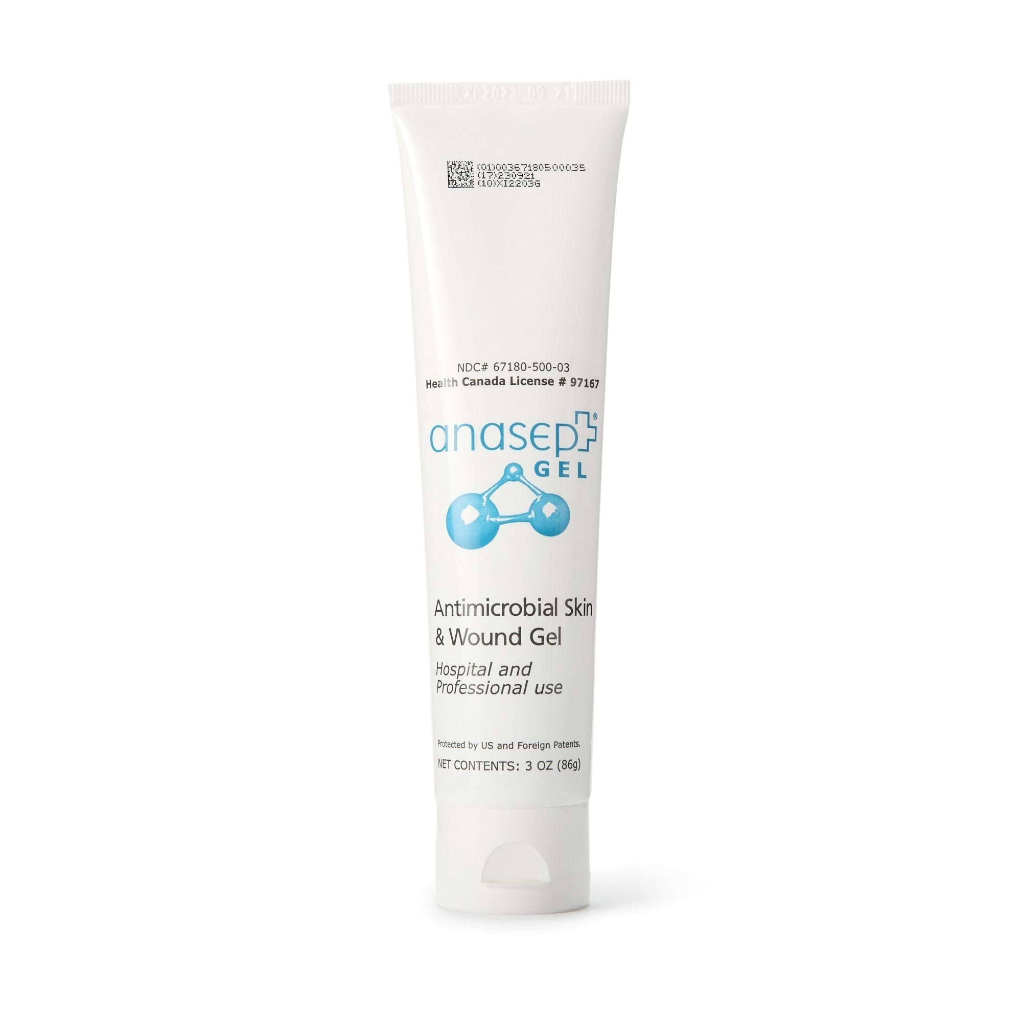 Antimicrobial Hydrogel Anasept Antimicrobial Skin and Wound Gel 3 oz. Gel / Amorphous NonSterile