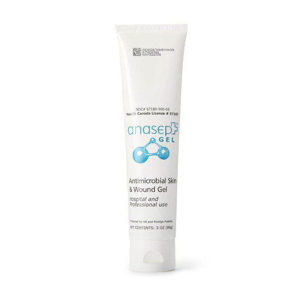 Antimicrobial Hydrogel Anasept Antimicrobial Skin and Wound Gel 3 oz. Gel / Amorphous NonSterile