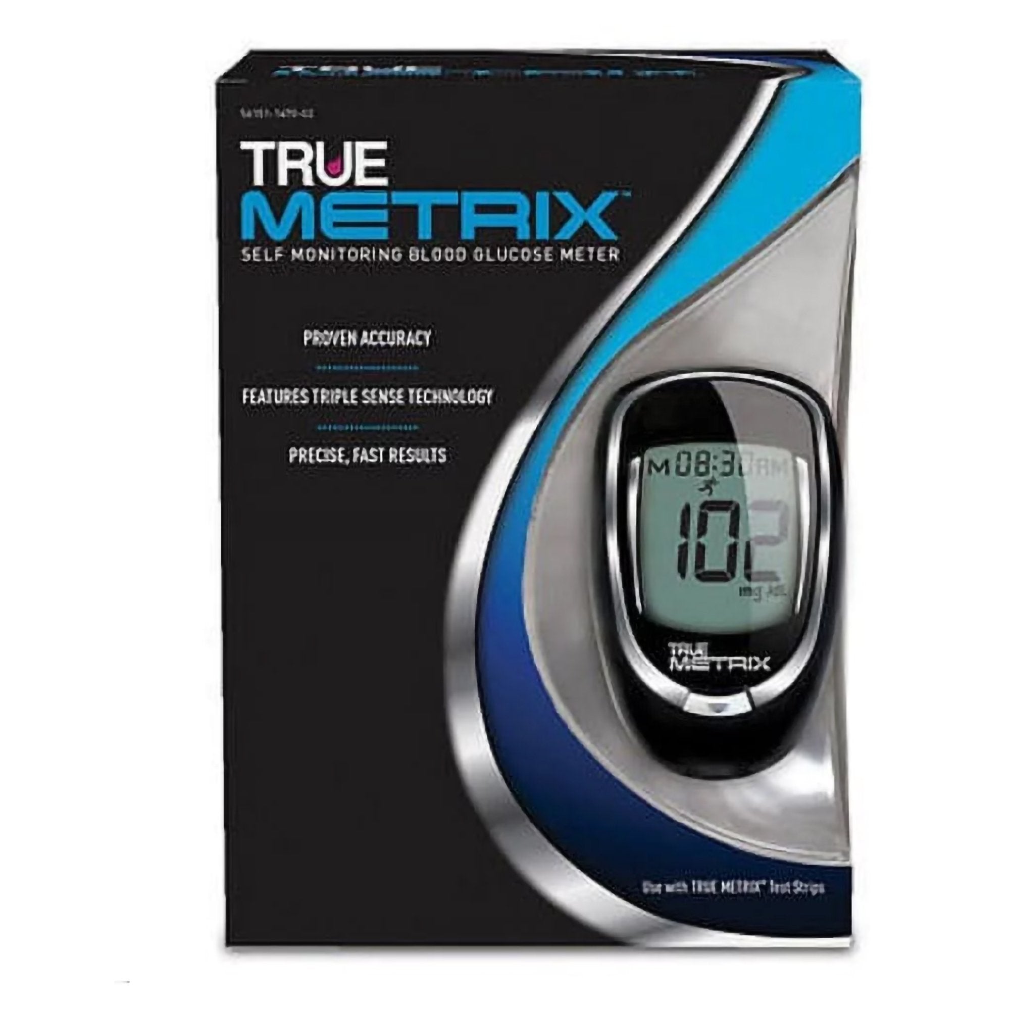 Blood Glucose Meter TRUE METRIX 4 Second Results Stores up to 500 Results No Coding Required, Packaging Type- Box