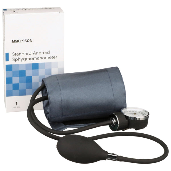 Aneroid Sphygmomanometer Unit McKesson Brand Adult Cuff Nylon Cuff 23   40 cm Pocket Aneroid