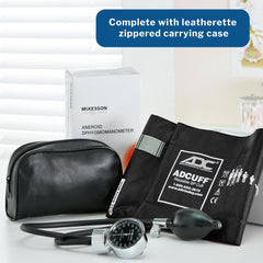 aneroid sphygmomanometer unit mckesson lumeon adult cuff nylon cuff 23 40 cm pocket aneroid packaging type box